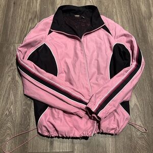 pink vintage bomber jacket size medium